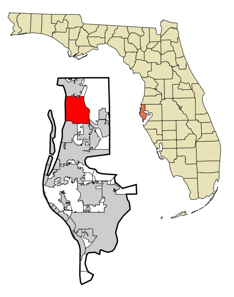 palm harbor map