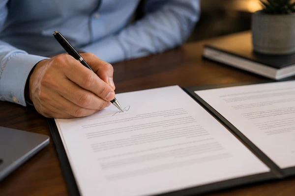 Novation agreement signing — Florida contract law Clearwater Business Law
